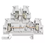 ZŁĄCZKA VIKING 2 TOROWA 2,5MM2 SZARA, Legrand