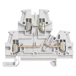 ZŁĄCZKA VIKING 2 TOROWA 4MM2 SZARA, Legrand