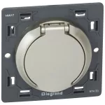 CELIANE - GNIAZDO ODKURZACZA CENTRALNEGO (ZESTYK ELEKTRYCZNY) TYTANOWE, Legrand