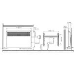 Grzejnik BETA20-BT-EB-IP24 z programatorem Bluetooth, puszką i wspor. mont.IP24, wymiary: 389x1523 mm, Moc: 2000W