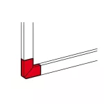 DLP ALU. KĄT PŁASKI 65X105, Legrand