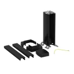 Minikolumna 1-komorowa 0,3m, czarna, Legrand