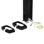 Kolumna uniwersalna 1-komorowa 3,9m, czarna, Legrand