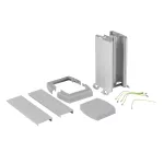 Minikolumna uniwersalna 2-komorowa 0,3m, aluminiowa, Legrand