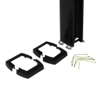 Kolumna uniwersalna 2-komorowa 3,9m, czarna, Legrand