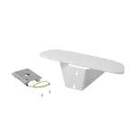 Półka do montażu na kolumnie uniwersalnej 80mm, biała, Legrand