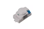 Radarowy czujnik ruchu mini 24V AC, 60Hz, 1200W, 8m, 180°, 2000Lx, biały