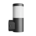 STELLA COLUMN WALL GU10 6W CCT 230V 270ST IP44 IK08 100X130X245MM CZARNY OKRĄGŁA ELEWACYJNA