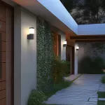 STELLA COLUMN WALL GU10 6W CCT 230V 270ST IP44 IK08 100X130X245MM CZARNY OKRĄGŁA ELEWACYJNA