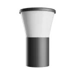 STELLA ROUND WALL GU10 6W CCT 230V 270ST IP44 IK08 155X160X230MM CZARNY OKRĄGŁA ELEWACYJNA