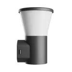 STELLA ROUND WALL GU10 6W CCT 230V 270ST IP44 IK08 155X160X230MM CZARNY OKRĄGŁA ELEWACYJNA