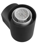 STELLA ROUND WALL GU10 6W CCT 230V 270ST IP44 IK08 155X160X230MM CZARNY OKRĄGŁA ELEWACYJNA