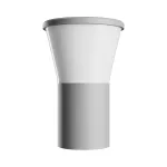 STELLA ROUND WALL GU10 6W CCT 230V 270ST IP44 IK08155X160X230MM SZARY OKRĄGŁA ELEWACYJNA