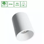 ORBITO NATYNKOWA 10W NW 230V 40ST IP44 UGR<19 RA90 FI75X100MM BIAŁY OKRĄGŁA 5 LAT