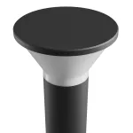 STELLA ROUND GU10 6W CCT 230V 270ST IP44 IK08 210X765MM CZARNY OKRĄGŁA