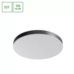NYMPHEA OPTIMA BLACK 65W CCT 230V 120ST IP20 FI600X50MM BIAŁY CZARNY OKRĄGŁA