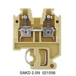 SAKD 2.5N Złączka szynowa przelotowa, nr.katalogowy 0215560000