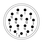SAI-M23-SE-16 Wkładka stykowa do złączy okrągłych, nr.katalogowy 1170080000