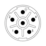 SAI-M23-SE-L-6 Wkładka stykowa do złączy okrągłych, nr.katalogowy 1170350000