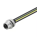 SAIE-M12B-3+PE-S-0.2U-M16 Złącze okrągłe, do wbudowania (z kablem), nr.katalogowy 1467940000
