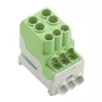 WPD 100 2X25/6X10 GN Złączka szynowa przelotowa, nr.katalogowy 1561930000