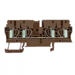 ZDU 2.5/4AN BR Złączka szynowa przelotowa, nr.katalogowy 1683460000