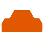 ZAP/TW ZDK2.5 OR Ścianka końcowa i przegroda do złączek, nr.katalogowy 1690080000