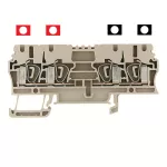 ZDU 2.5/2X2AN BED SW RT Złączka szynowa przelotowa, nr.katalogowy 1962810000