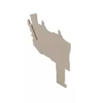 GHDE ZP2.5/2AN/QV Ścianka końcowa i przegroda do złączek, nr.katalogowy 2120300000