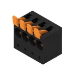 LUF 10.00/04/90V 5.0SN BK BX Listwa zaciskowa do płytek drukowanych, nr.katalogowy 2453710000