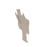 GHDE ZP2.5/1AN/QV Ścianka końcowa i przegroda do złączek, nr.katalogowy 2474220000