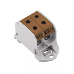 WPD 230 2X50/2X50 BN Złączka szynowa przelotowa, nr.katalogowy 2502610000