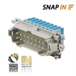 HDC HE 16 MQT BL Wkład do złączy prostokątnych, nr.katalogowy 2535090000