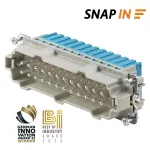 HDC HE 24 MQT BL Wkład do złączy prostokątnych, nr.katalogowy 2535100000