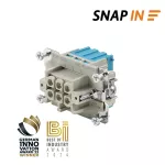 HDC HE 06 FQT BL Wkład do złączy prostokątnych, nr.katalogowy 2535110000