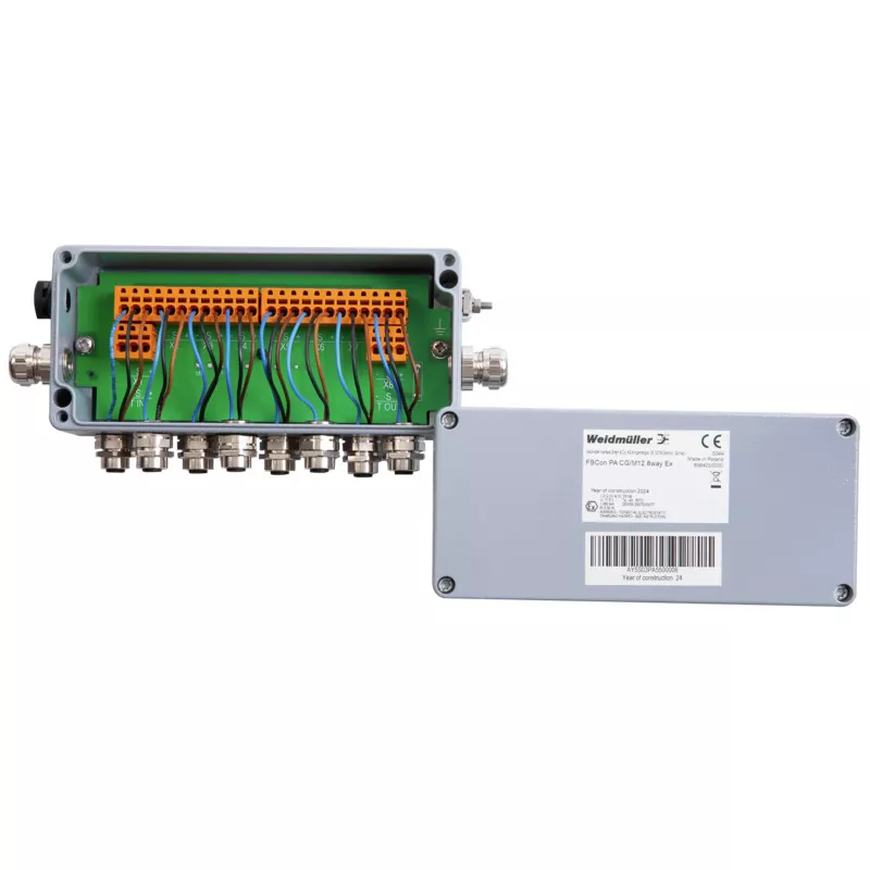 FBCON PA CG/M12 8WAY EX Fieldbus, system rozproszony - moduł komunikacyjny, nr.katalogowy 8564250000