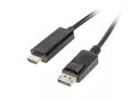 KABEL DISPLAYPORT(M) V1.1->HDMI(M) 1M CZARNY LANBERG