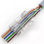 Wtyk RJ45 kat. 5e UTP przelotowy op. 100szt.