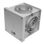 Studzienka gruntowa, kontrolno-pomiarowa, mała, z pokrywą, 195x195x203, szara, IP40