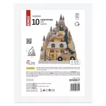 Dekoracje - 10 LED wioska 3D 17x22 cm, 2x AA ciepła biel, timer