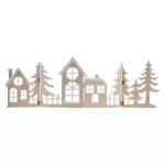 Dekoracje - wioska 40 LED, 60 cm, 2x AA, ciepła biel, IP20, timer