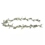 Dekoracje - girlanda jemioła 25 LED, 1,5 m, 3xAA, ciepła biel, IP20, timer