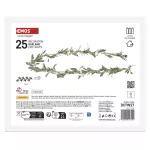 Dekoracje - girlanda jemioła 25 LED, 1,5 m, 3xAA, ciepła biel, IP20, timer