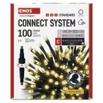 Oświetlenie łączone Standard - łańcuch 100 LED 10m ciepła biel, IP44