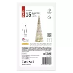 Dekoracje - 15 LED drzewko 27cm 2x AA ciepła biel, IP20, timer