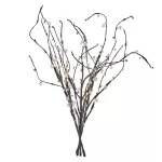 Dekoracje - 24 LED gałązki z perełkami 60 cm 3x AA, ciepła biel, IP20, timer /kpl. 3 szt