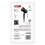 Projektor LED śnieżynki, zimna biel, IP44