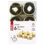 Świeczki tealight złote CR2032, vintage