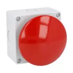 LP9S01R Duży przycisk ręczny i nożny. Z samopowrotem, Ø90mm, czerwony, zestyki: 1NC