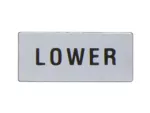 LPXAGB232 Etykieta "LOWER"